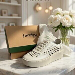 NIB Jambu Lilac Boutique Sneakers | Size 6 | Unique Floral Soles + Dust Bags